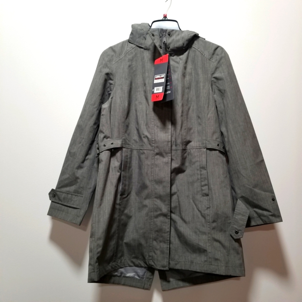 Kirkland  New gray size Medium  trench coat